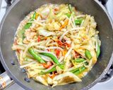 イワシ水煮缶と干し桜エビ入り野菜炒め作り方7写真