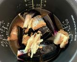 丸ごとナスと鯖缶の煮物（電圧ｏｒ炊飯器）作り方3写真