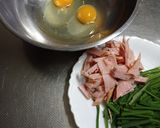 にら玉子の天津飯作り方1写真