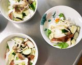 ほんのりシーフード味噌炒味白菜回鍋肉風作り方10写真