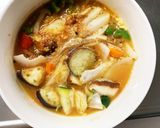 ほんのりシーフード味噌炒味白菜回鍋肉風作り方16写真