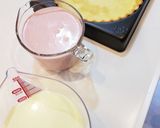 ラズベリーマーブルレアチーズタルト作り方7写真