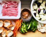 お助け ピーマンなす豚バラ味噌いため作り方1写真