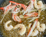 カニカマと冷凍エビの天津飯。簡単！作り方4写真