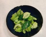 セロリときゅうりの大葉ニンニク味噌漬け作り方4写真