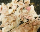 米粉の豚玉モダン焼き作り方1写真