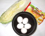 白菜と卵のスープ♪あるもので簡単漢方薬膳作り方1写真