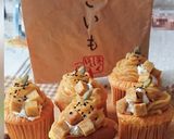 焼き芋モンブランカップケーキ作り方14写真