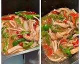 豚ロース肉とピーマンの餡かけ焼きそば弁当作り方4写真