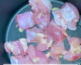 簡単ヘルシー！鶏とカボチャのトマト豆乳煮作り方4写真