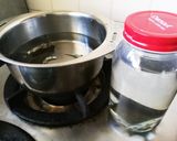 昆布といりこ（煮干）出汁作り方1写真