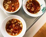 レンジ肉無豆腐簡単ケチャップ煮味野菜炒め作り方5写真
