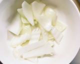 レンジ肉無豆腐簡単ケチャップ煮味野菜炒め作り方6写真