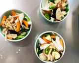 レンジ肉無豆腐簡単ケチャップ煮味野菜炒め作り方12写真