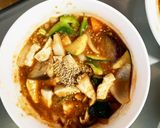 レンジ肉無豆腐簡単ケチャップ煮味野菜炒め作り方18写真