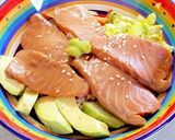 鮭炊き込みご飯でサーモン丼！作り方2写真