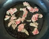 卵黄がポイント！はばのりと豚バラもやし作り方3写真