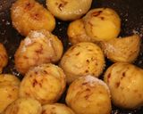 大学くり（밤맛탕）。作り方4写真