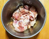 揚げない鶏もも肉で酢豚風！作り方1写真