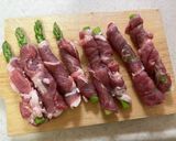 お財布にも優しい、アスパラの肉巻きフライ作り方3写真
