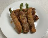 お財布にも優しい、アスパラの肉巻きフライ作り方6写真