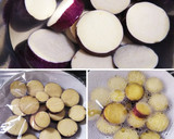 鶏もも肉とさつま芋ときのこの甘辛ゴマ炒め作り方2写真