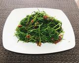 おかひじきのおかか醤油和え作り方5写真
