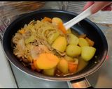 フライパン１つ☆無水で時短こく旨肉じゃが作り方13写真