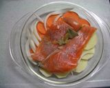 チンするサーモンのレモン蒸し作り方3写真