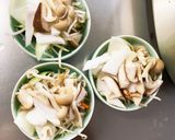 レンジ肉無チクワきな粉味噌カルボ味野菜炒作り方10写真
