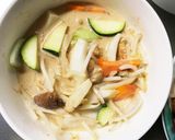 レンジ肉無チクワきな粉味噌カルボ味野菜炒作り方14写真