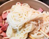 濃厚！カルボナーラうどん作り方4写真