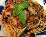 オイルサーディンのトマトパスタ作り方8写真
