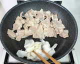 麺つゆで簡単＊豚肉と小松菜のとろみ炒め＊作り方4写真