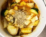 肉無ほんのりシーフードキムチ味春雨炒め煮作り方20写真