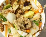 きな粉シシリアン味豚こま大根青椒肉絲風作り方14写真