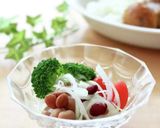 «スライス玉葱・豆サラダ»作り方2写真