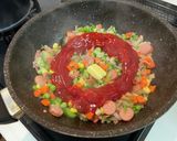 子ども喜ぶ♪ホットプレートdeオムライス作り方4写真