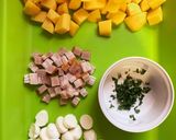 インカのひとみチーズベーコンサラダ作り方1写真