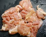 簡単！唐揚げ　にんにく醤油作り方1写真