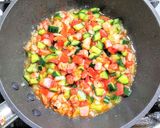 ベーコンと野菜の角切りサラダ作り方7写真