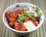 丸亀期間限定！　タル鶏天ぶっかけうどん♪作り方14写真