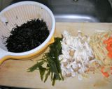 五目・ヒジキ煮。作り方1写真