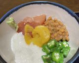 我が家の丼　ばくだん丼作り方5写真