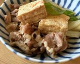 簡単★煮込むだけのすき焼き風肉豆腐作り方8写真