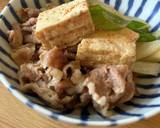 簡単★煮込むだけのすき焼き風肉豆腐作り方8写真