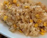 簡単　ツナコーンチャーハン　余りご飯で作り方3写真