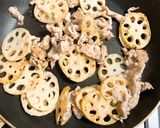 豚肉とレンコンの味噌炒め作り方4写真