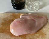 簡単ヘルシー鶏むねチャーシュー作り方1写真
