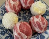 すき焼きタレ de肉巻きおにぎり作り方2写真